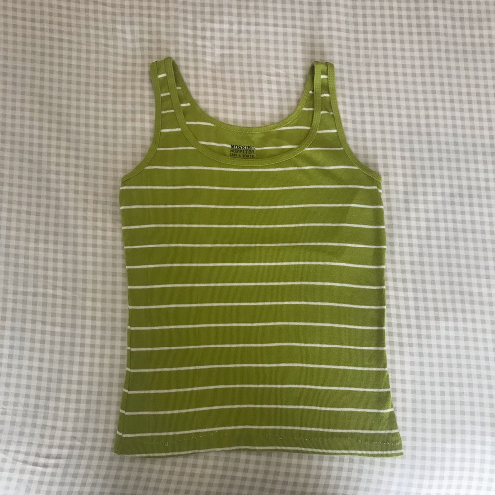 Green Striped Tank